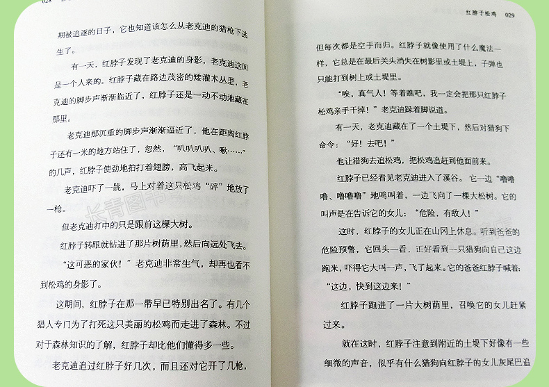 红脖子松鸡 西顿野生动物故事集 小学生儿童版 小学生课外读物畅销书课外阅读书籍课外书课外读物 7-12岁儿童动物书动物小说