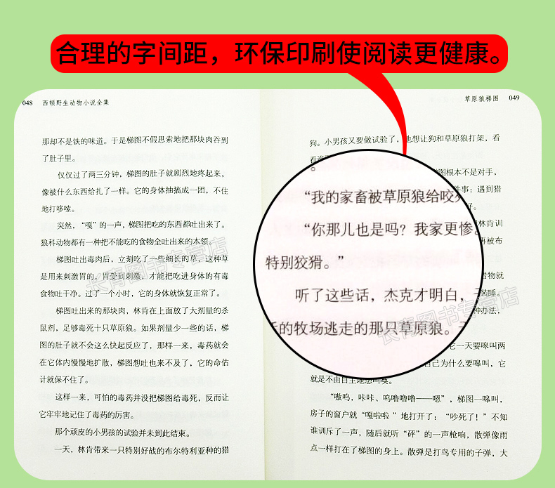 红脖子松鸡 小熊焦尼 公鹿的脚印 泡泡野猪 蝙蝠阿特拉夫 麻雀兰迪 银狐托米 灰熊卡普 狼王洛波野兔一只耳西顿野生动物小说故事集