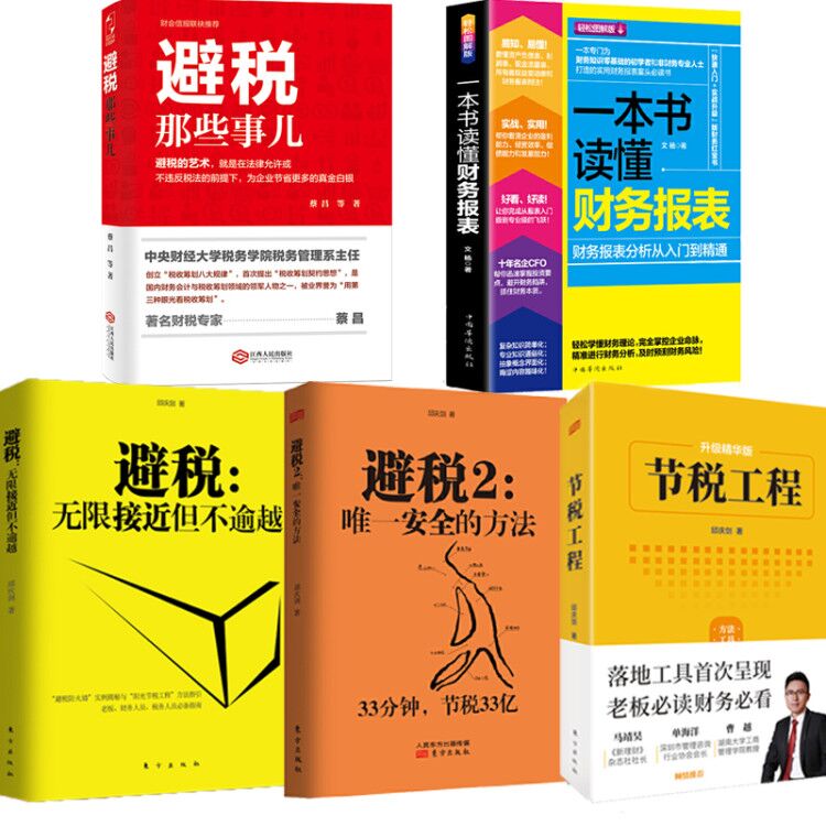 避税那些事儿避税1一本书读懂财务报表节税工程避税2