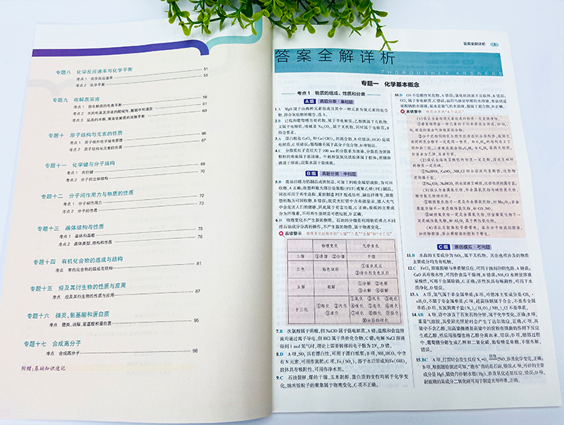 2021版5.3基础题1000题化学高二高三高考全国通用版高中化学综合练习基础练习能力提升精选真题习题专项五年高考三年模拟精讲精练