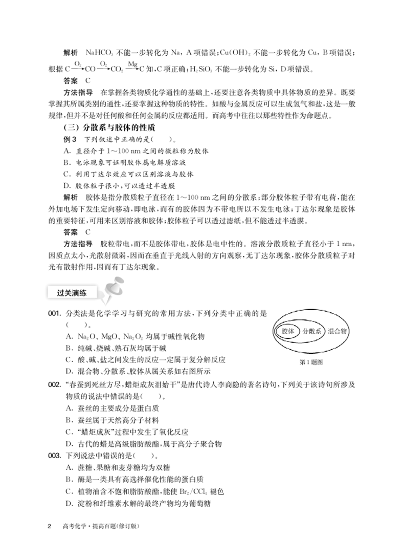 百题大过关2021高考化学提高百题高考化学复习资料练习题物质结构有机化学化学实验专项复习训练小题狂练小题狂做高考必刷题