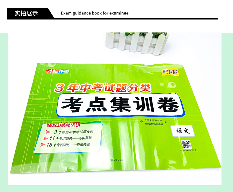 天利38套2021版3年中考真题考点分类集训卷语文中考总复习考点通关+专项训练中考语文试卷2020毕业升学考试题全国中考试题精选