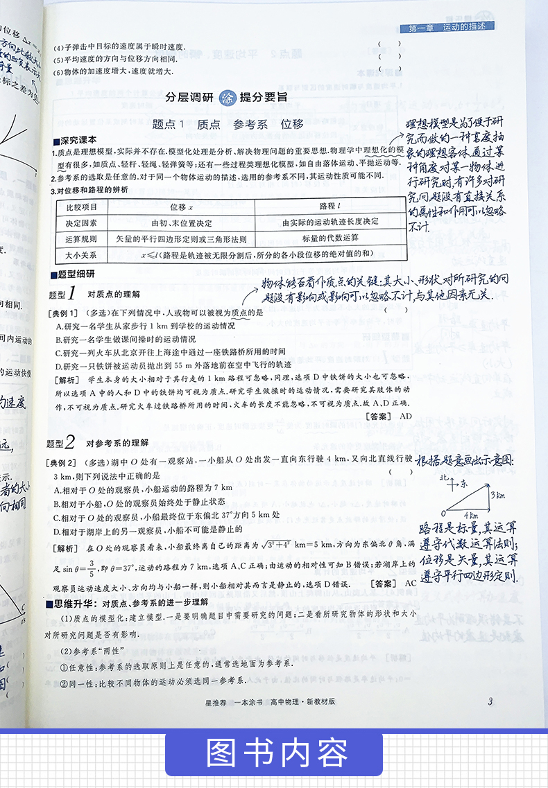 2021版一本涂书高中物理新高考新教材新高考版 高一高二高三高中辅导教辅书 高中物理学霸笔记状元手写笔记 高考一轮二轮复习资料