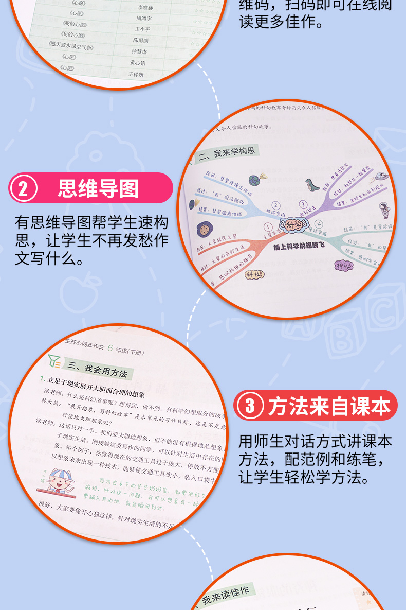 小学生开心同步作文六年级下册