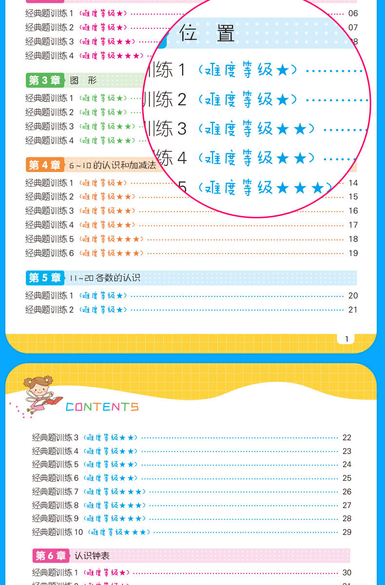 小学一年级数学上册口算题卡全横式+竖式+应用题（套装共3本）