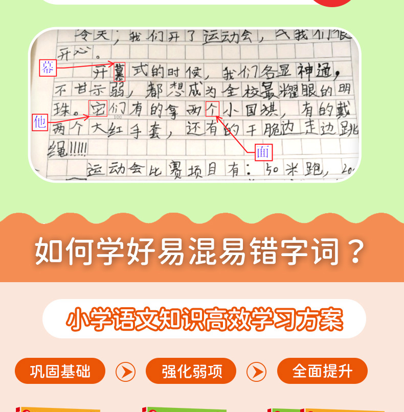 易混易错字词训练大全