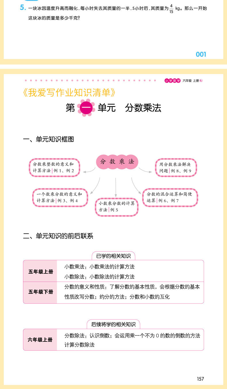 开心一本《我爱写作业》小学语文数学英语六年级上 人教版 课堂同步练习题六年级上册寒假作业六年级上册试卷一课一练六年级上