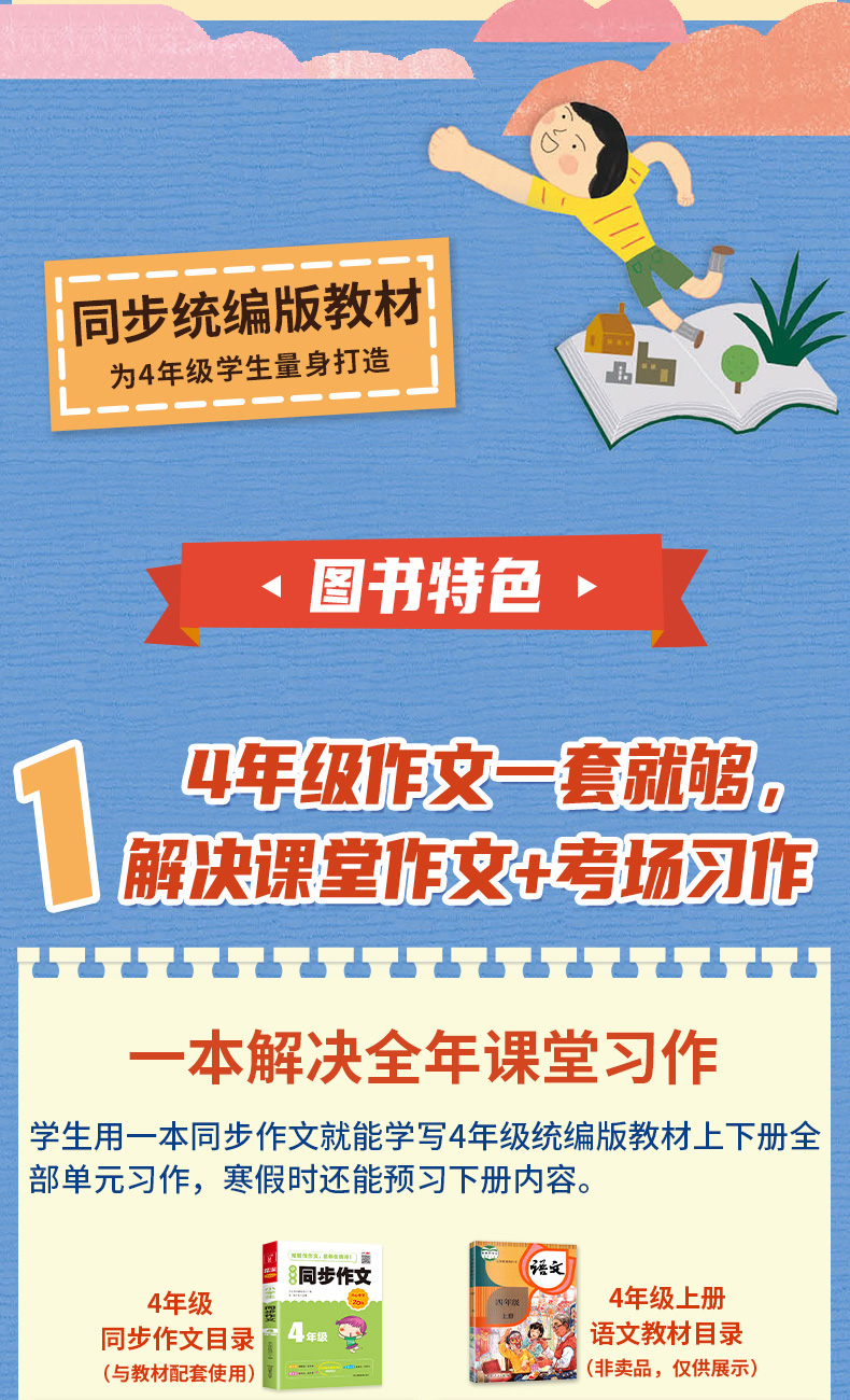 小学生同步作文+400字限字作文（共2本）