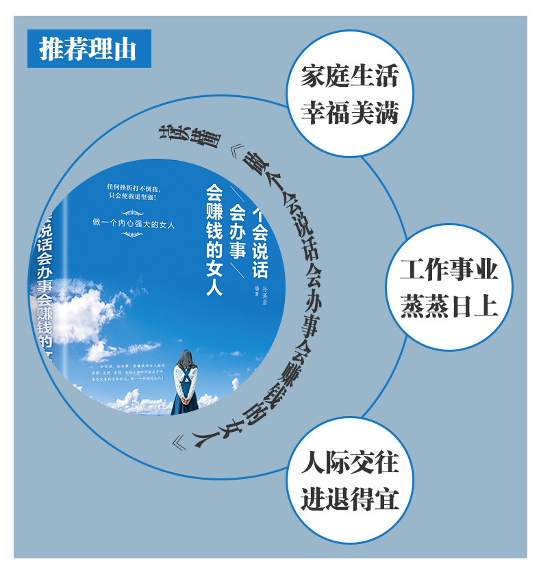 2册 做个会说话会办事会赚钱的女人+女人的活法提升自我素质做精致女人提升气质女人自信心态心灵修养做成功女人励志畅销排行榜书