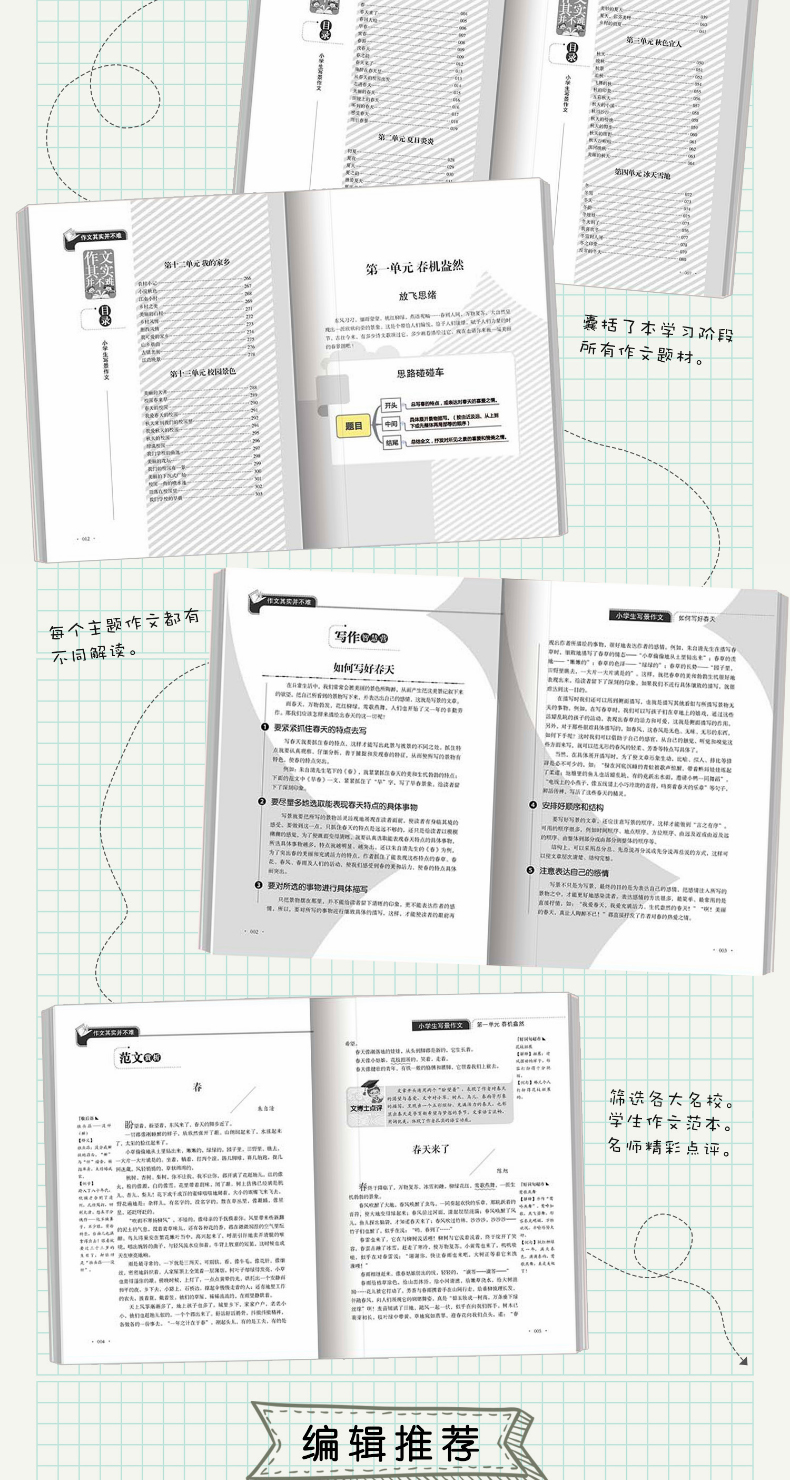 全5册作文其实并不难中学生作文大初中生写人写景叙事想象作文7-9年级用书中考满分类获奖素材初中作文书优秀作文2020精选1223