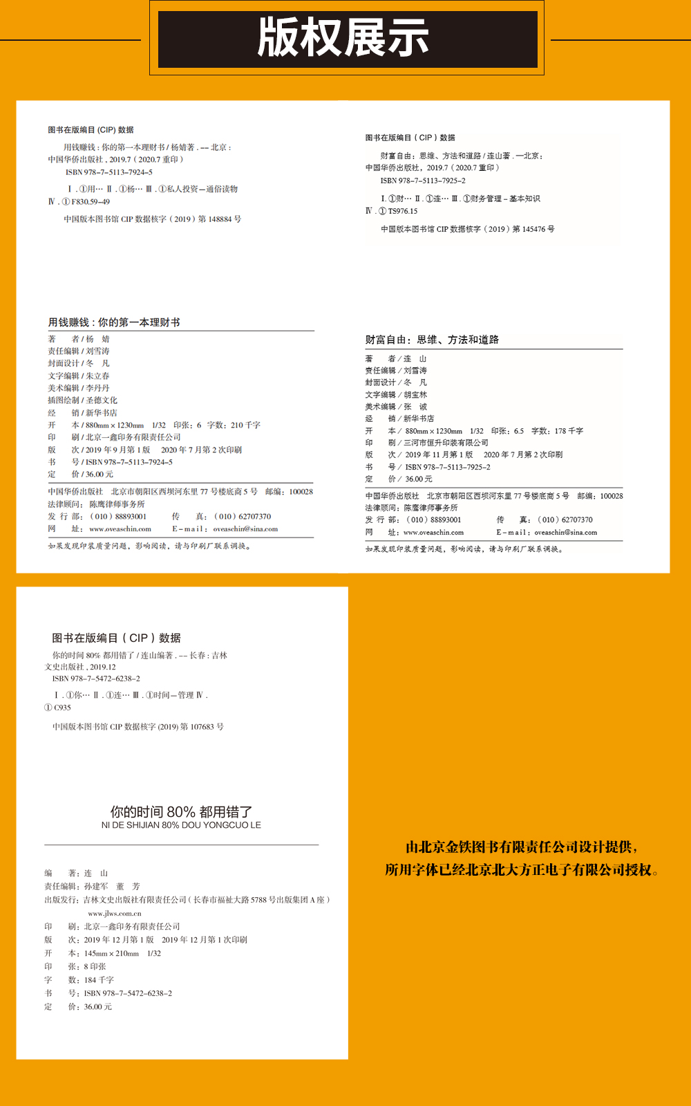【掌柜推荐5册】你与富人之间差距不只是钱+有钱人和你想的不一样+财富自由用钱赚钱你的时间 创业书籍商业经济学成功励志书籍0406
