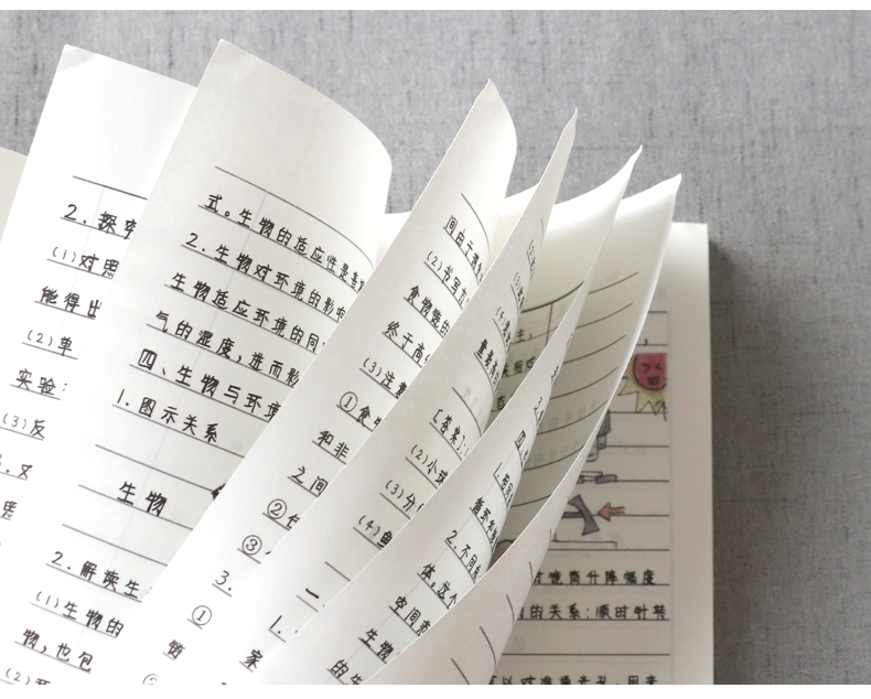 王一川 2019版初中学霸笔记 初中生物学初一初二初三 七八九年级辅导书中学提分笔记 中考复习资料 状元手写笔记生物学