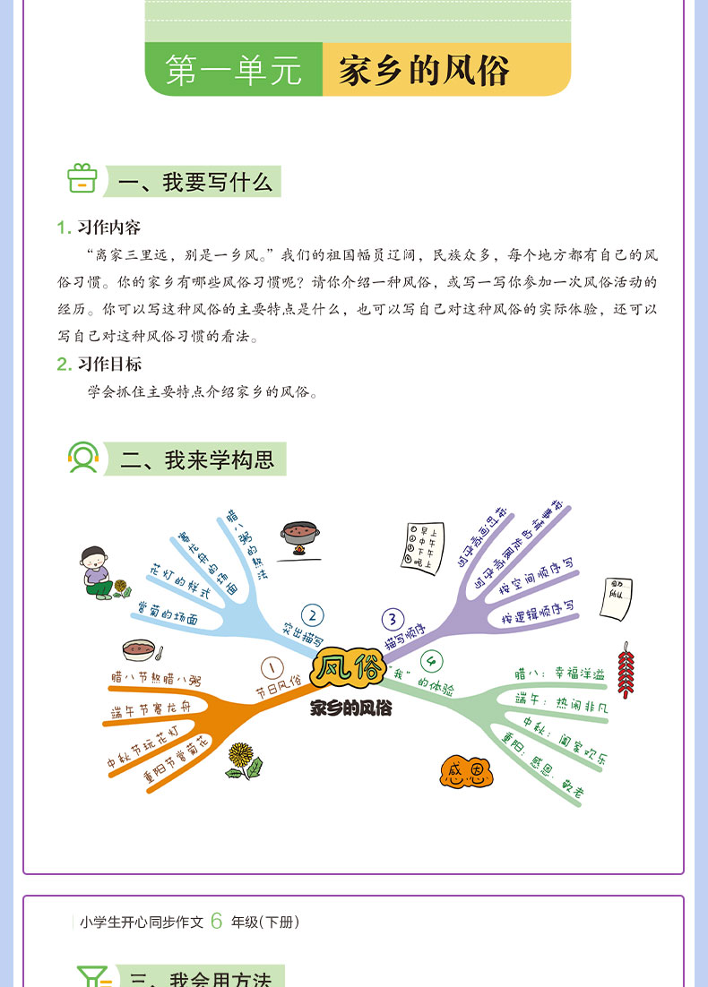 2021年新版 六年级下册同步作文 统编版 语文书同步作文全解小学生六年级阅读课外书必读开心作文老师推荐正版下学期通用经典书目H