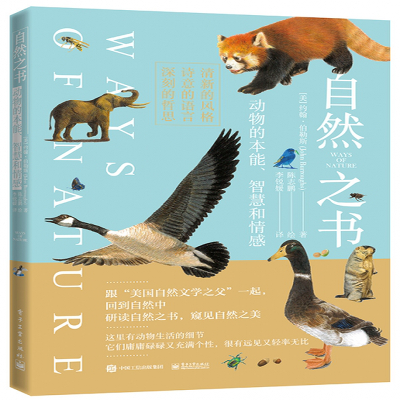 自然之书动物的本能智慧和情感美约翰伯勒斯译者李锐媛绘画陈志鹏博库
