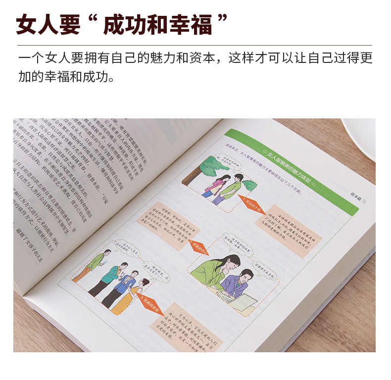 女人的魅力与资本（彩图典藏版）气质修养提升 适合女人看的书 做个内心强大的女人 女性读物 励志书籍