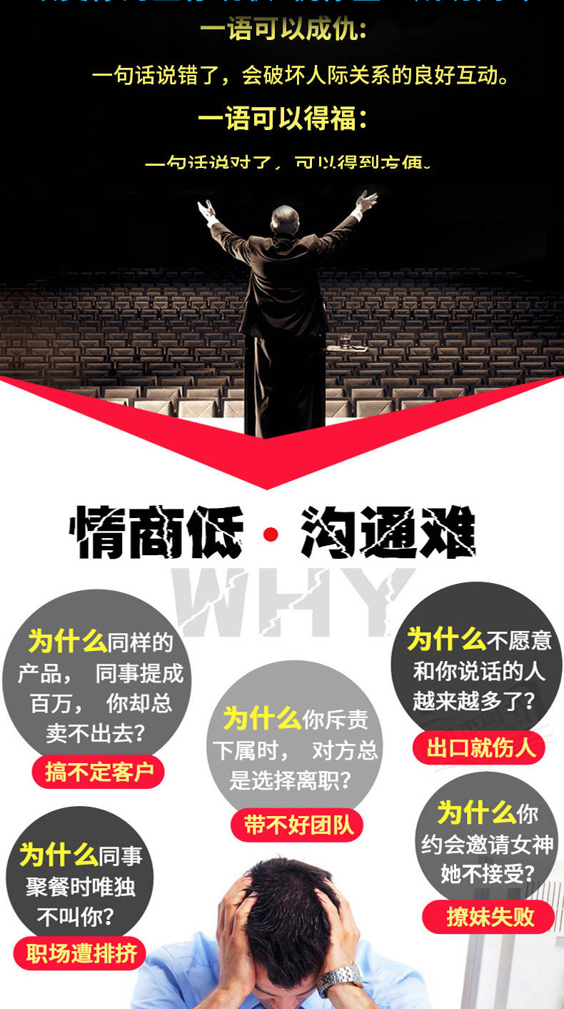 演讲与口才自我训练12法则+高情商聊天术+别输在不会表达上+口才三绝