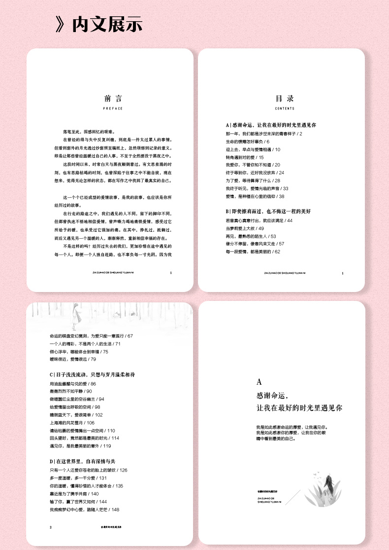 在*好的时光遇见你 暖心情感故事 青春文学言情爱情感校园短篇小说暖心故事集情感散文中国现代小说都市情感两性小说正版书籍