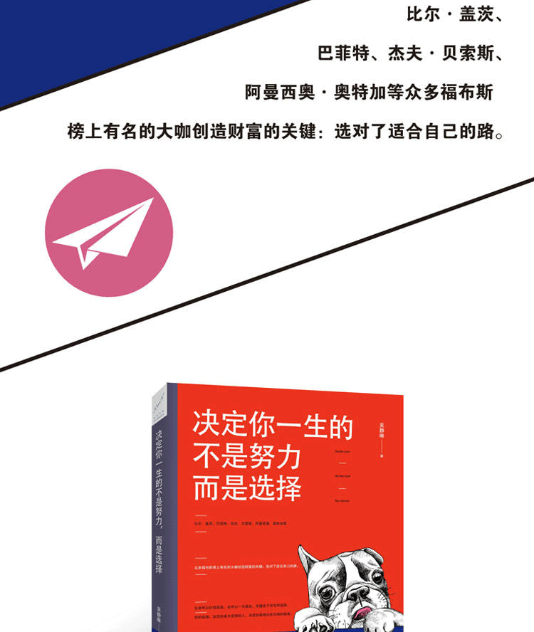 正版 决定你一生的不是努力而是选择  习惯的力量是*大的 但是我们可以选择尝试新的事物 红色