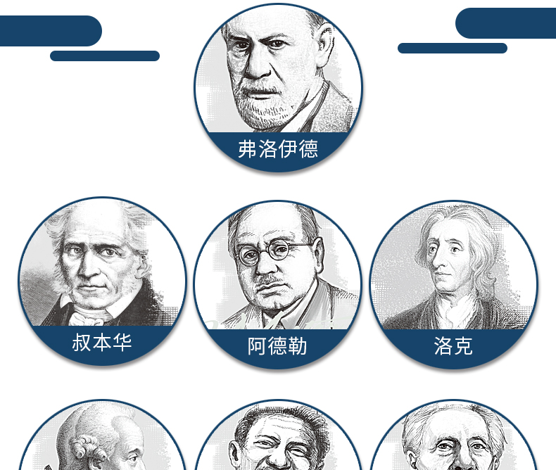 精装全10本世界大师思想精粹 阿德勒心理学书籍尼采罗素叔本华马斯洛康德人性与道德弗洛伊德谈自我意识西方哲学简史人生哲学书籍