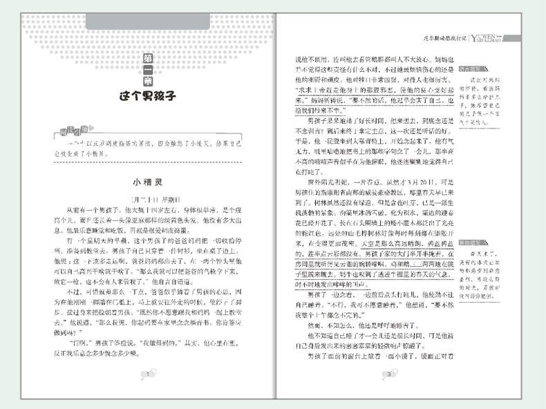 尼尔斯骑鹅历险记正版书无障碍阅读版中小学语文新课标名著名师导读小学生三四五六年级课外阅读儿童文学书籍YM