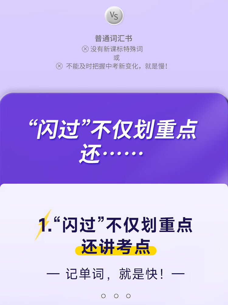 中考词汇闪过 中考英语命题研究组 著  世界图书出版西安有限公司