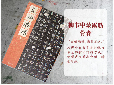 第一辑名碑名帖原色导临09 唐玄秘塔碑