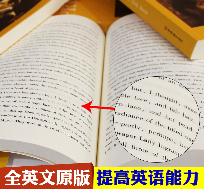 简爱英文版原版 夏洛蒂·勃朗特jane eyre全英文世界名著书籍