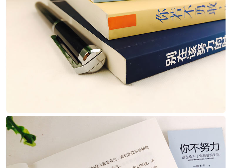 别在该努力的时候只谈梦想+你不努力谁也给不了你想要的生活+你若不勇敢谁替你坚强