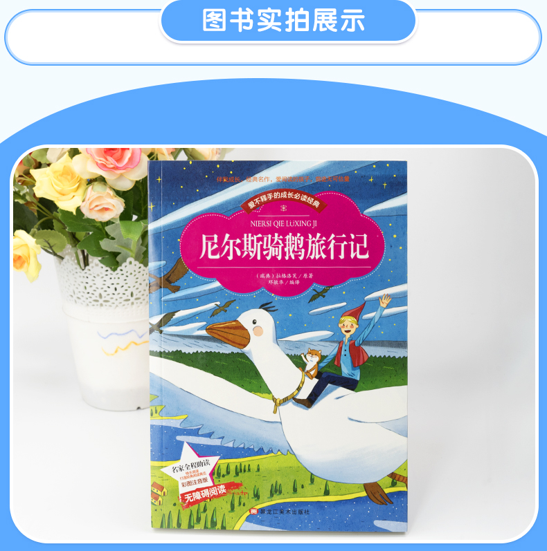 彩图注音版 尼尔斯骑鹅旅行历险记 小学生课外阅读书籍
