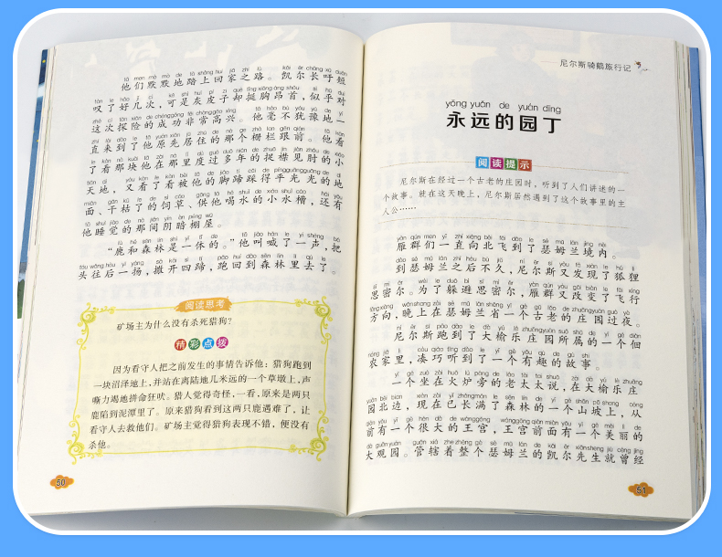彩图注音版 尼尔斯骑鹅旅行历险记 小学生课外阅读书籍