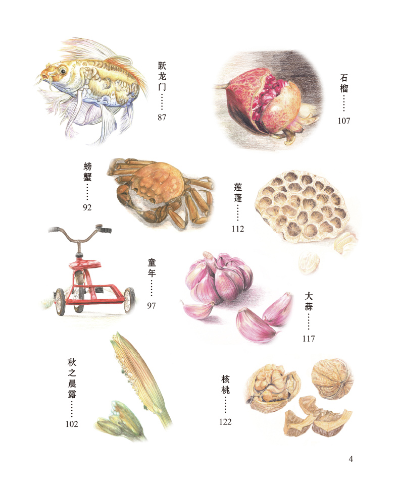 正版浪漫彩铅系列四季秋带您感受收获的喜悦素描彩铅画色铅笔画入门