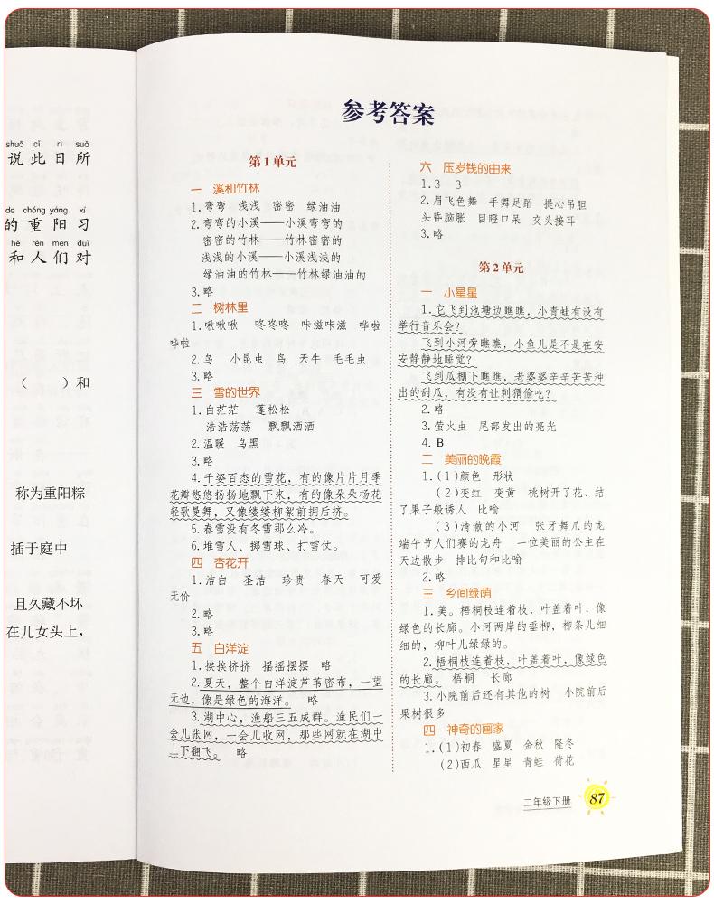 小学语文阅读课堂二年级下册课外阅读同步训练彩绘注音版