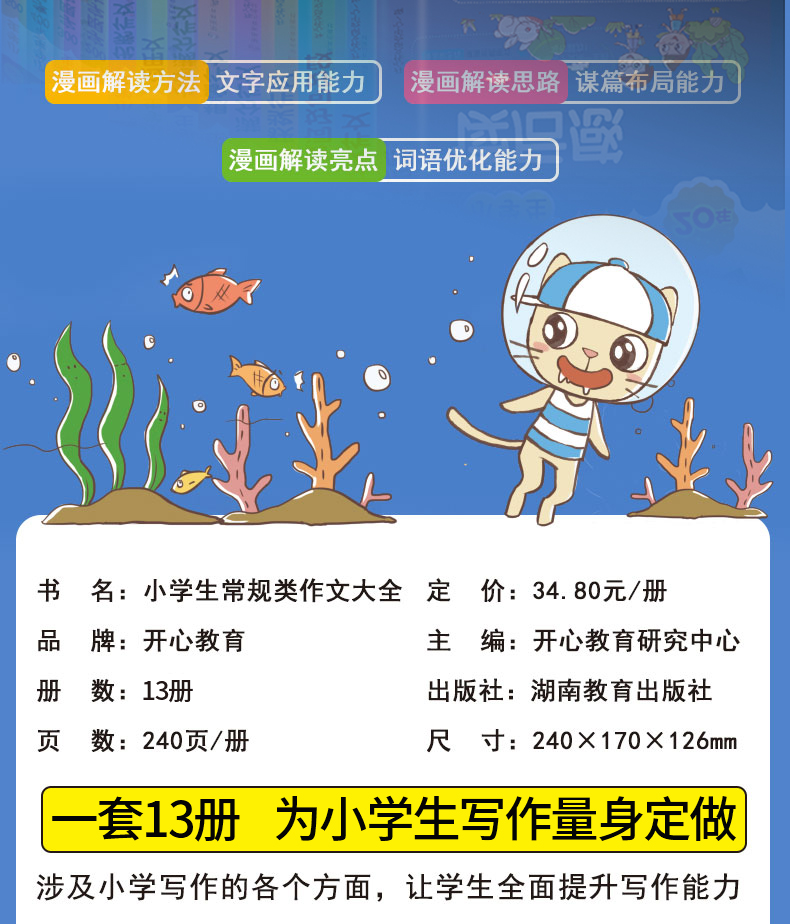小学生作文书大全小学三四五六年级满分获奖优秀分类应用文
