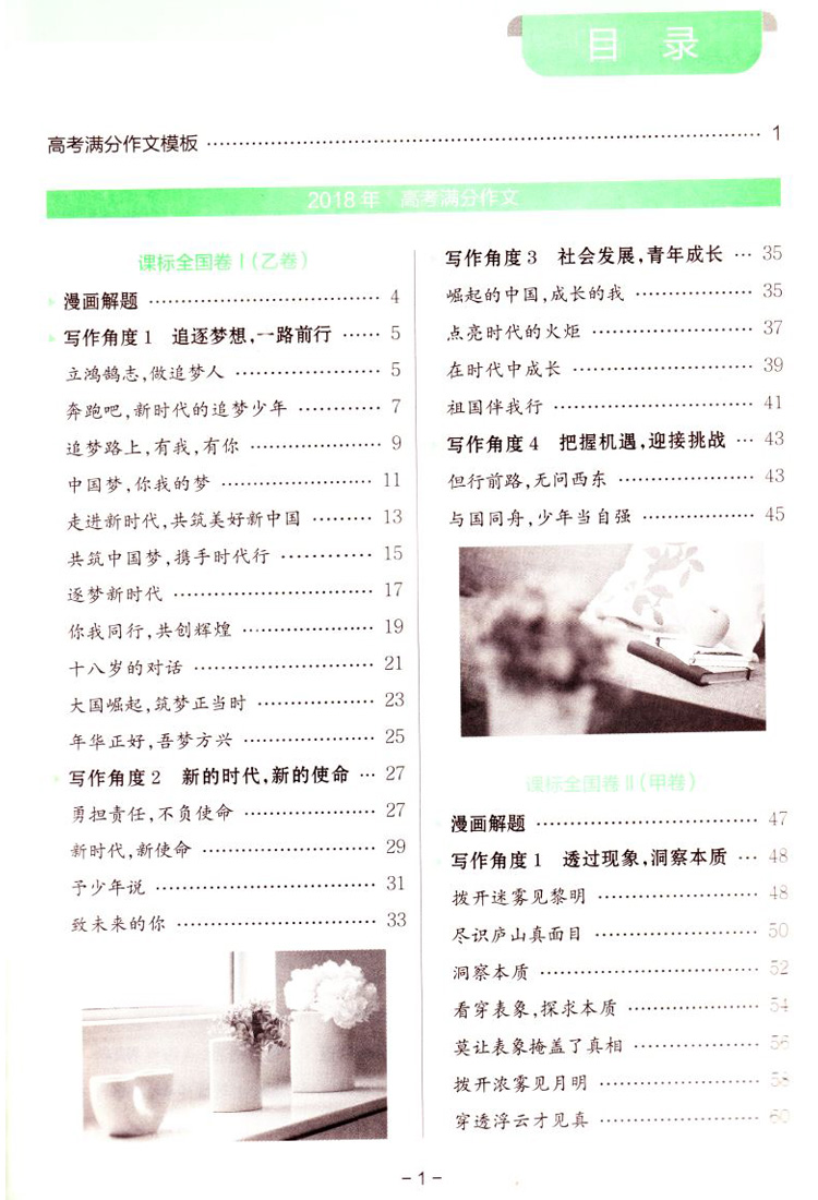 PASS漫画图解 高考语文 满分作文大全 新高考