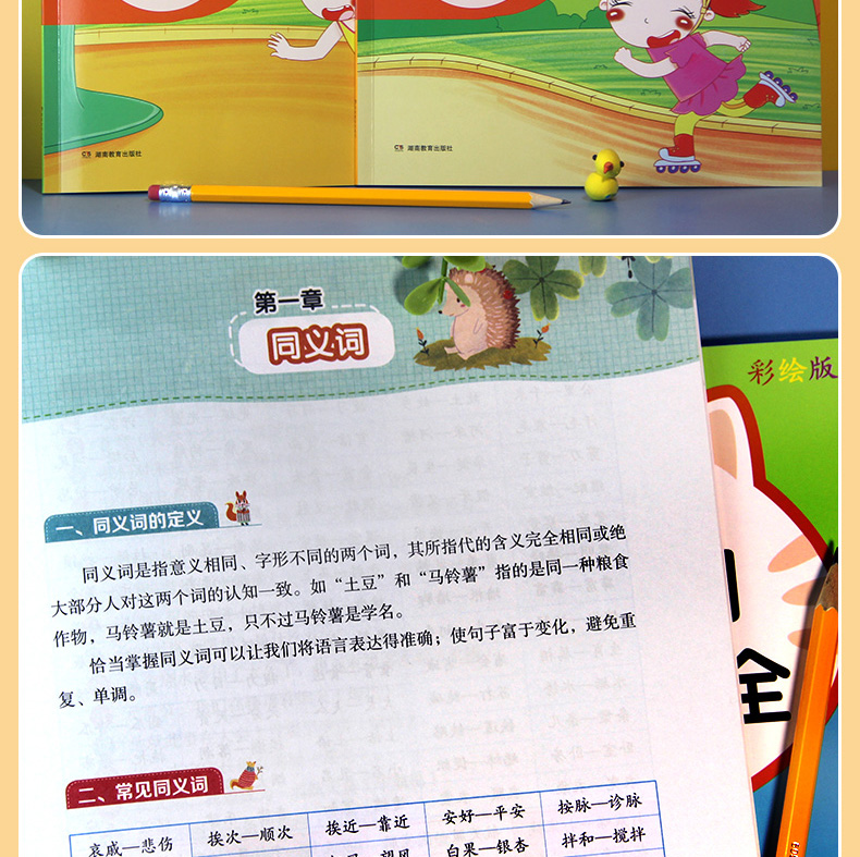 同义词近义词反义词训练大全 知识详解+强化训练(全2册)