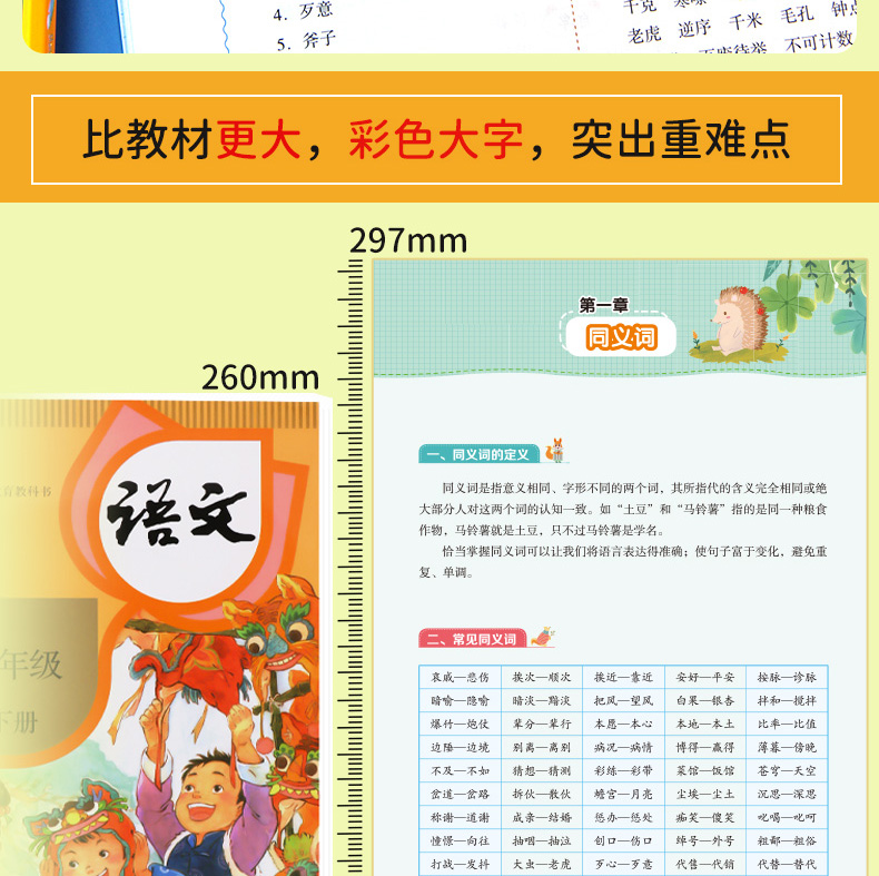同义词近义词反义词训练大全 知识详解+强化训练(全2册)