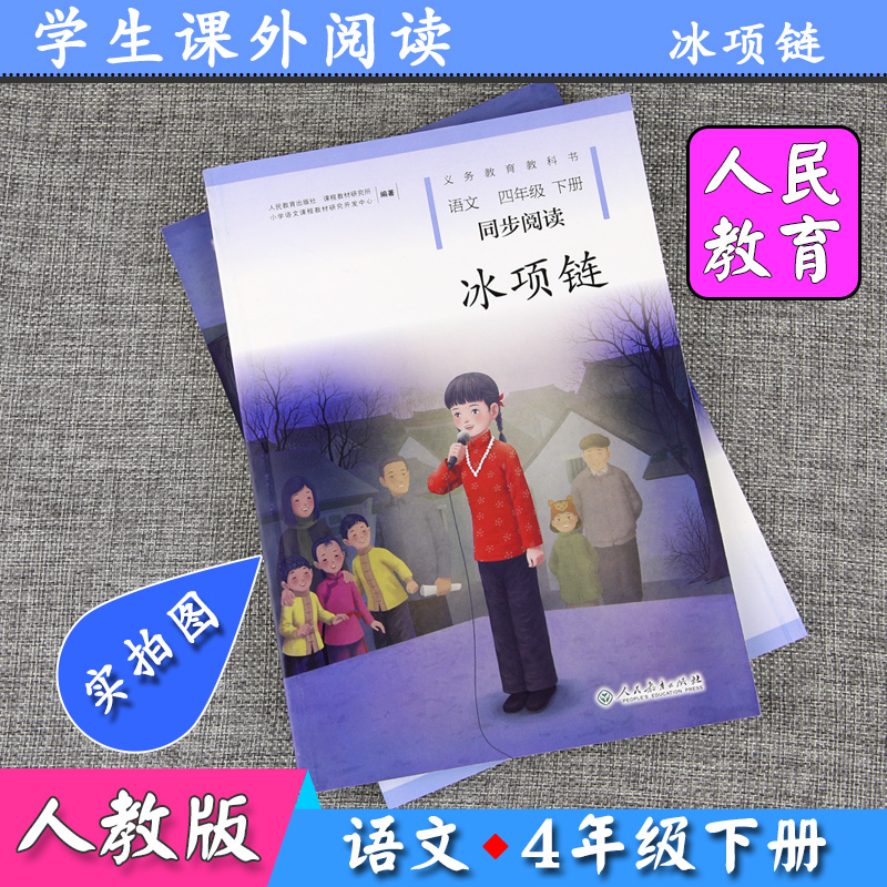 四年级语文下册同步阅读 冰项链 人教部编版 小学生4年级课外阅读专项训练 教育课程标准实验教科书 人民教育出版