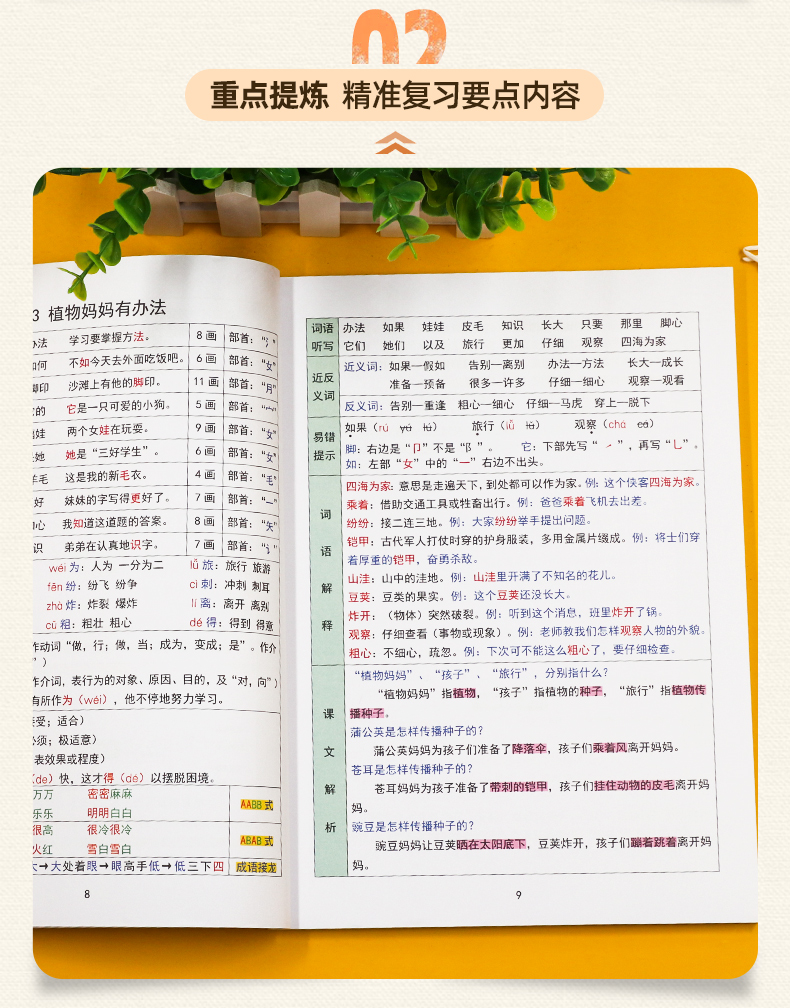2021新版知识集锦二年级上册语文人教版同步重点知识解读小学2年级上册语文知识点清单