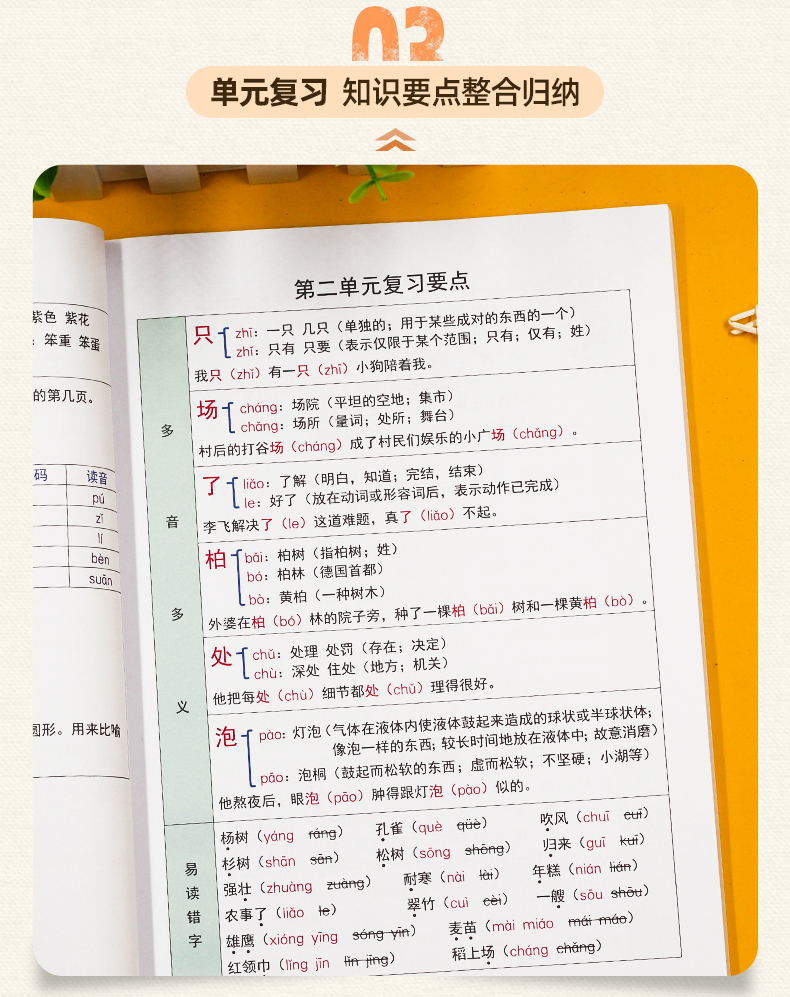 2021新版知识集锦二年级上册语文人教版同步重点知识解读小学2年级上册语文知识点清单