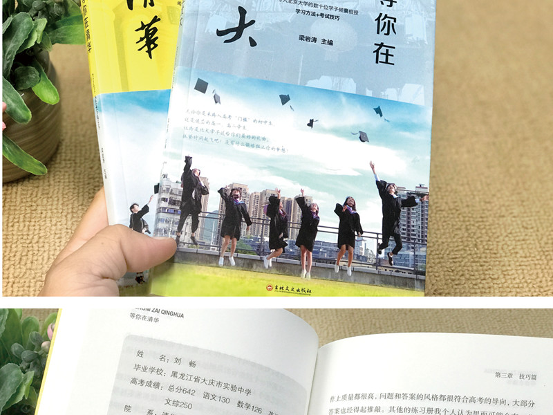 等你在清华北大名校推荐百位高考状元学习方法与考试技巧成功励志书籍考入清华的学子高效学习方法