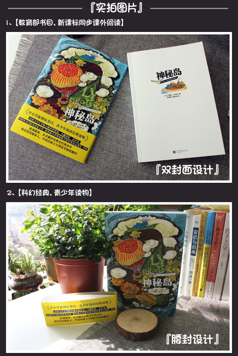 《神秘岛》（(法)儒勒·凡尔纳|译者:尹明明//甄权铨）
