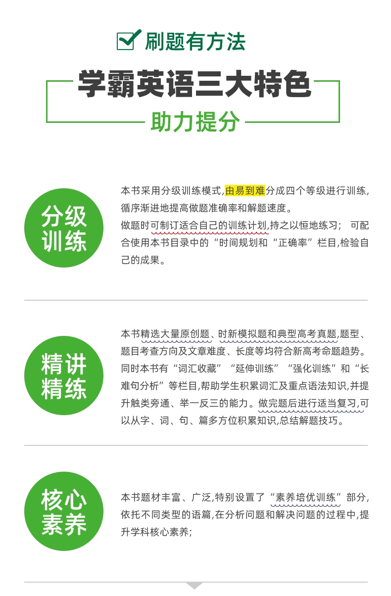 《22学霸英语阅读理解完形填空·高考（16K）》（牛胜玉）