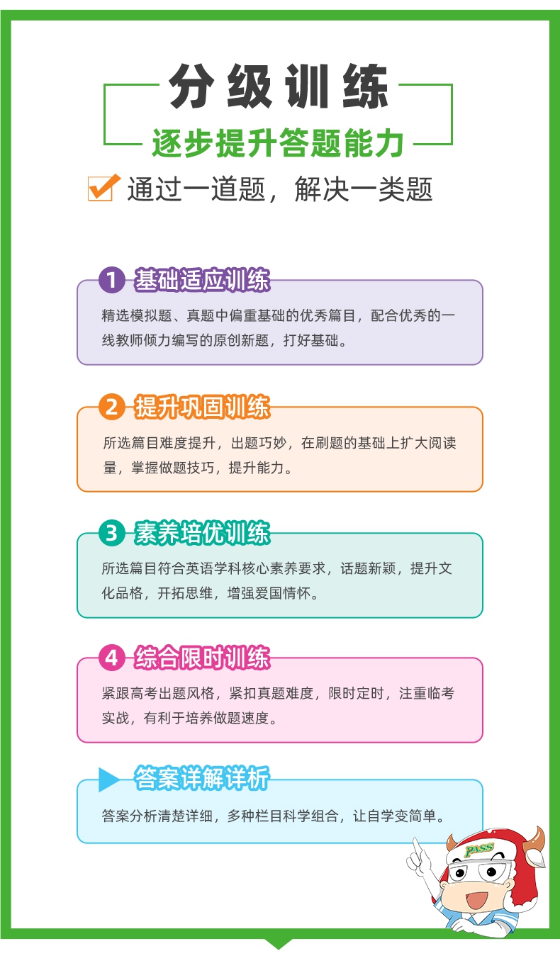 《22学霸英语阅读理解完形填空·高考（16K）》（牛胜玉）