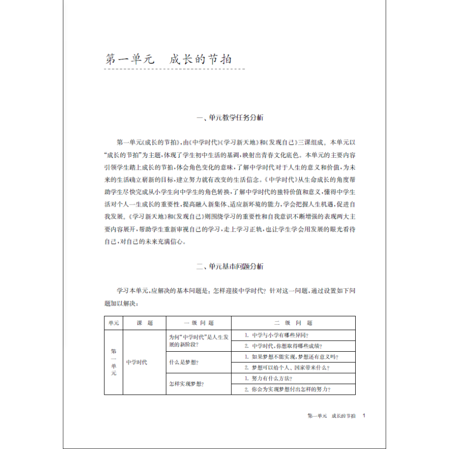 《道德与法治一课一教(基于学科核心素养的单元教学设计6年级54学制版道德与法治教 》（编者:秦红）