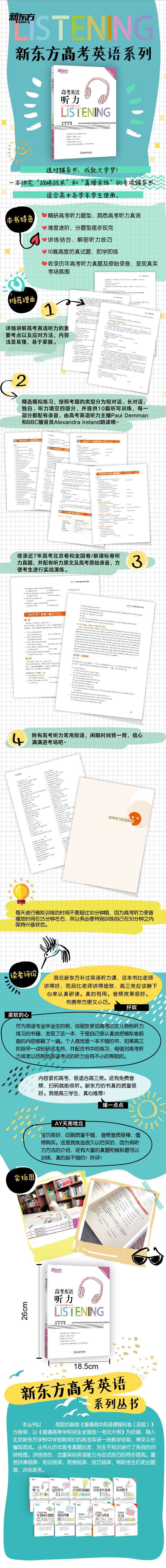 《高考英语听力(适合高中各年级学生使用)/高考英语系列》（编者:李小上|责编:赵清刚）