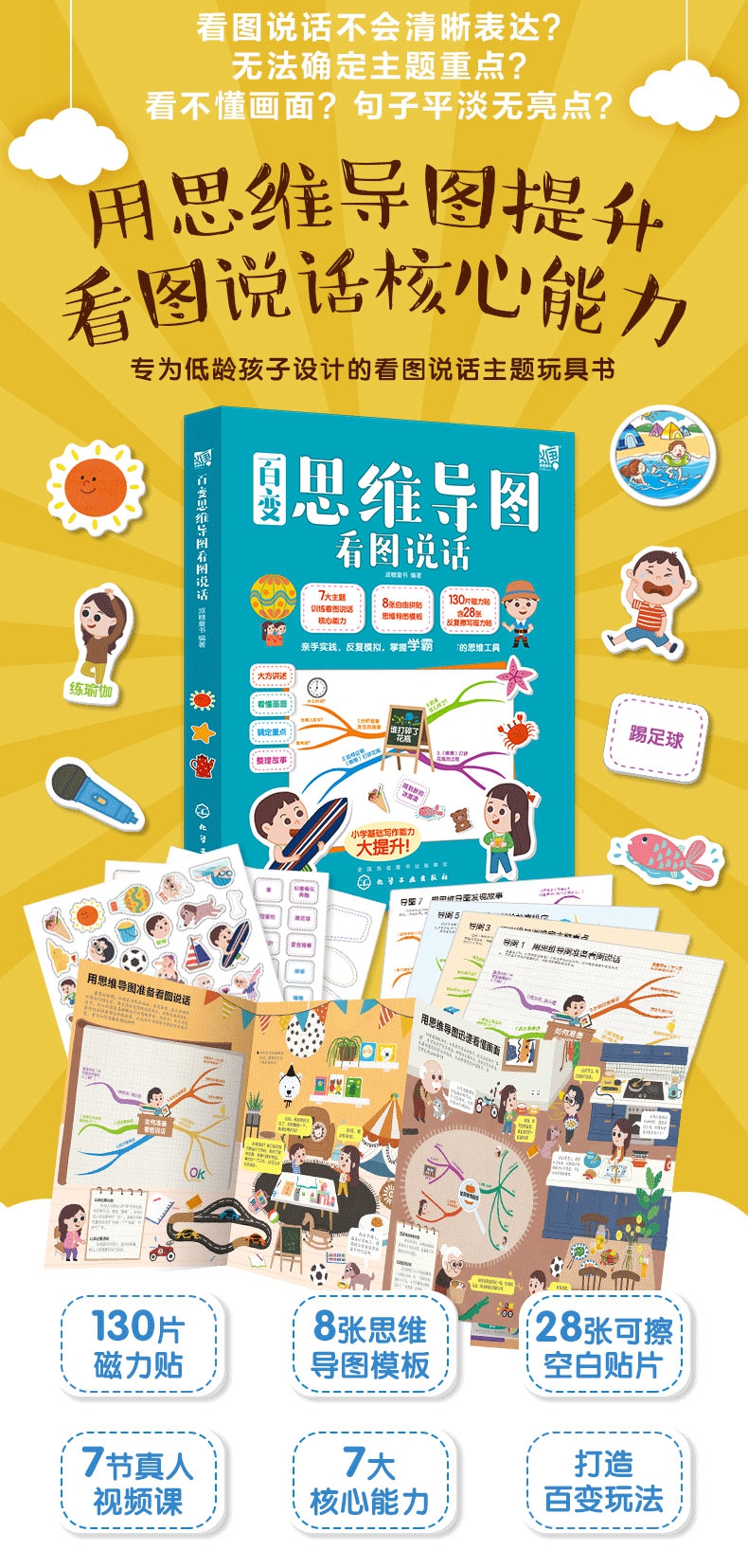 《百变思维导图看图说话》（派糖童书）