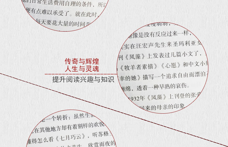 林徽因传+张爱玲传+陆小曼传+三毛传 正版4册 张爱玲作品全集林徽因集民国才女作品 现代文学经典作品