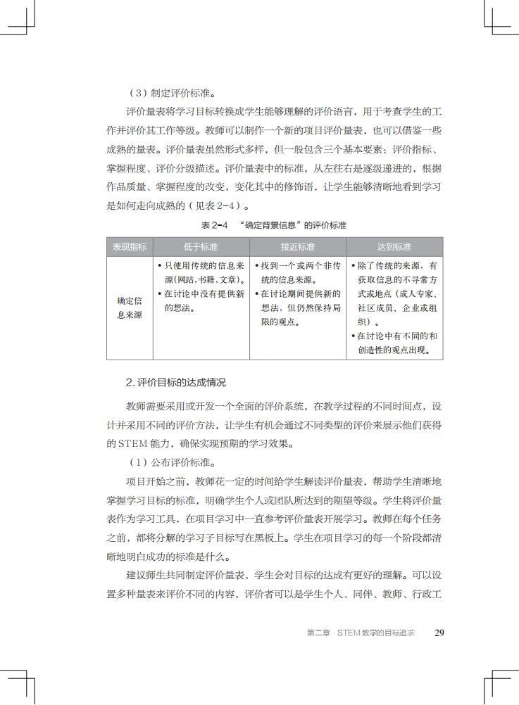 《“中国STEM教育2029行动计划”丛书：STEM教学设计与评价》