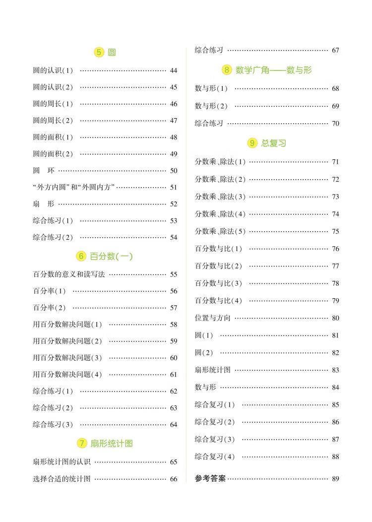 《小学六年级上册数学口算题卡应用题天天练数学思维训练专项同步练习册》