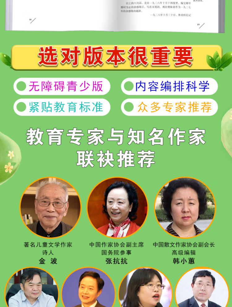 《祝福/快乐读书吧 爱阅读中小学课外阅读丛书青少版（无障碍阅读 彩插本）》